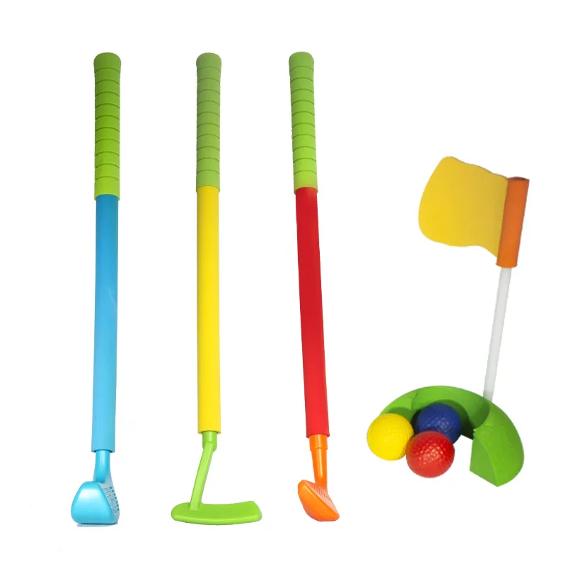 Детские блестящие детских Гольф клуб набор игрушек Детская верхняя одежда для