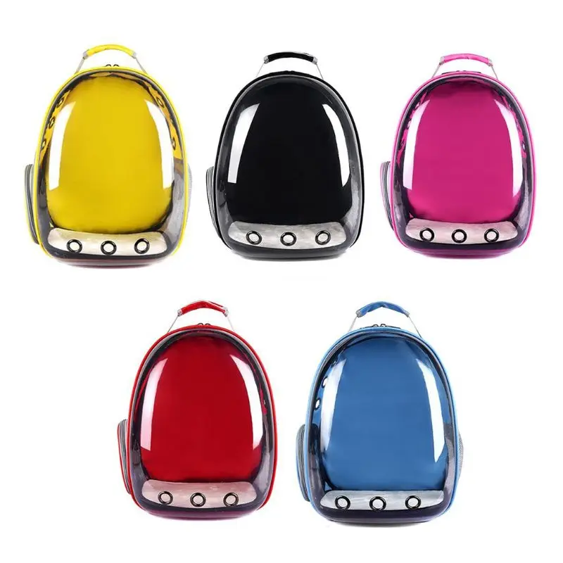 Переносная прозрачная сумка для щенков дорожный Рюкзак переноска кошек и собак