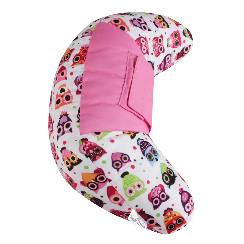 Coj&iacute;n de felpa para cintur&oacute;n de seguridad de coche para ni&ntilde;os, almohadilla de hombro para veh&iacute;culo, reposacabezas, se puede desmontar y lavar-1