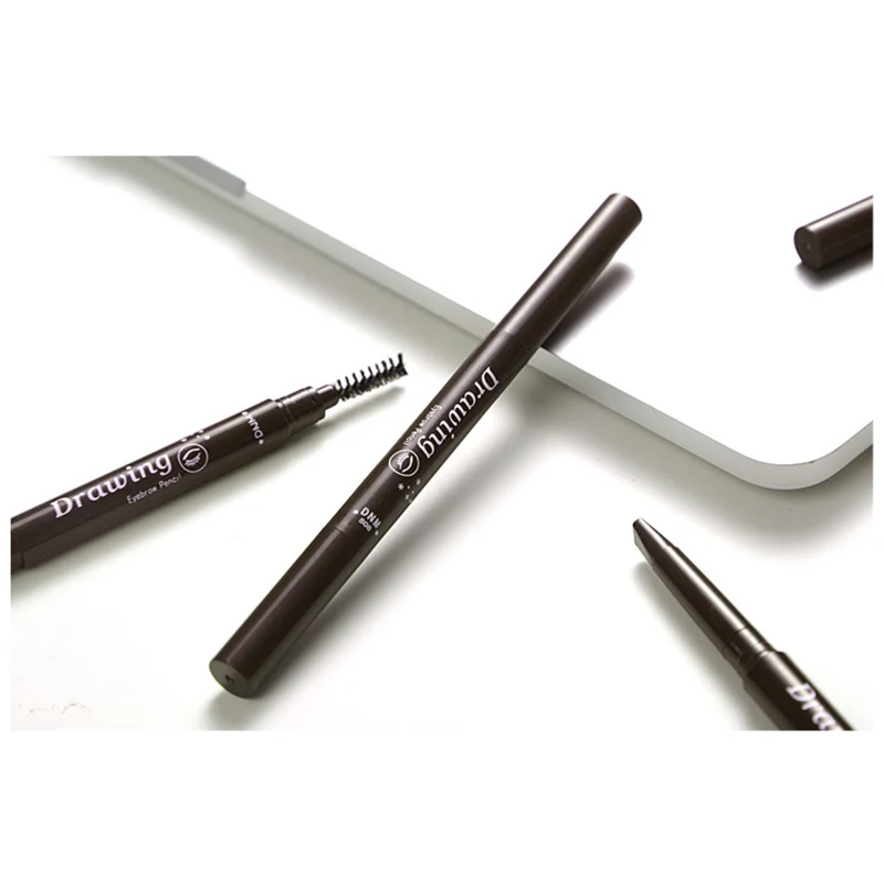 Натуральный карандаш для бровей долговечный водонепроницаемый инструмент