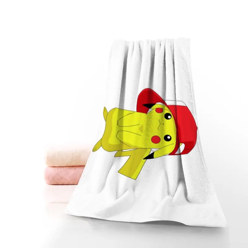 На заказ, большой размер, банное полотенце Pokemon 140 см x 70 см, полотенце для душа, мочалка, домашний текстиль, дорожное полотенце для рук и лица из микрофибры для вашей семьи - Цвет: 5