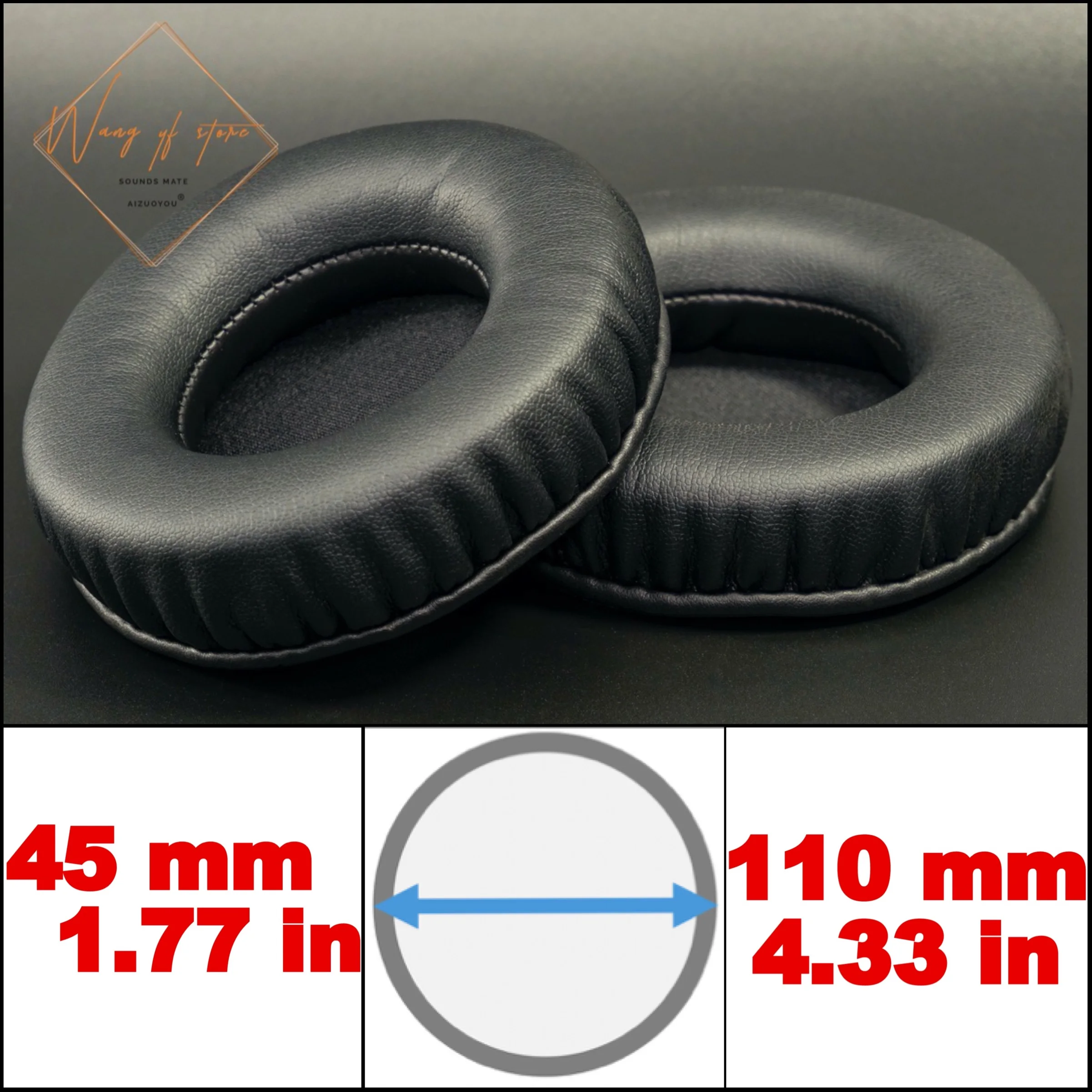 Черный все размеры толстая Подушка с эффектом памяти сменные амбушюры