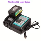 Зарядное устройство Makita 18 в, для литий-ионных аккумуляторов BL1840, BL1850, BL1830, BL1860B, Lxt 18000, DC18RC