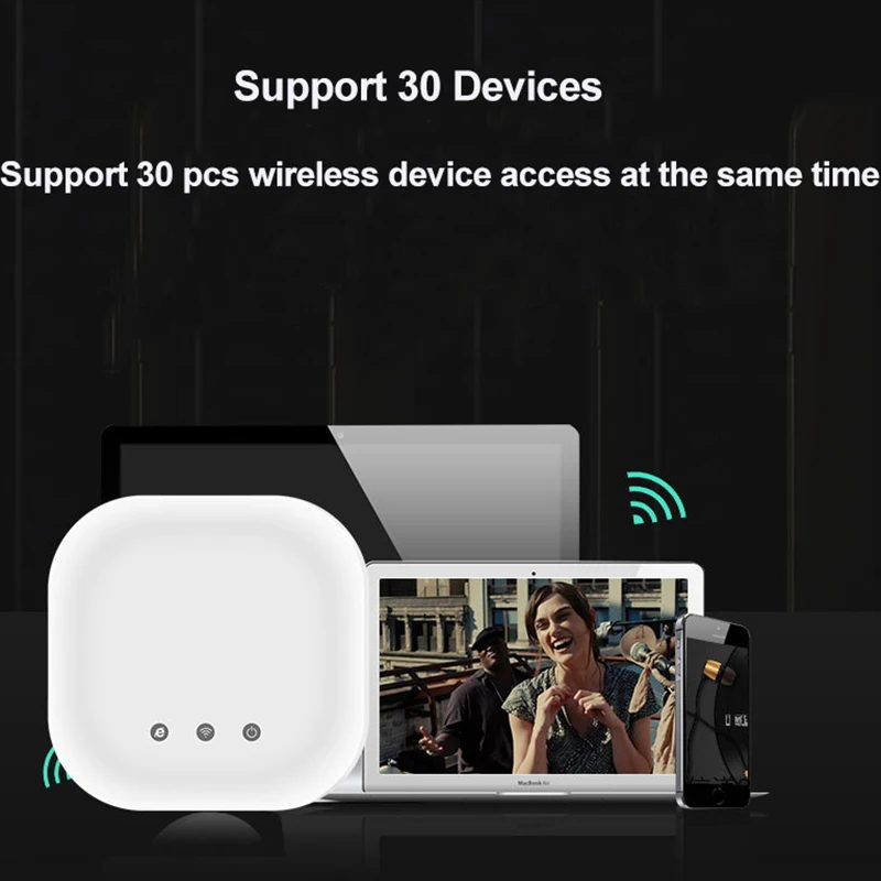 KuWFi 1200 Мбит/с Wifi маршрутизатор 12 В постоянного тока питания гигабитный со