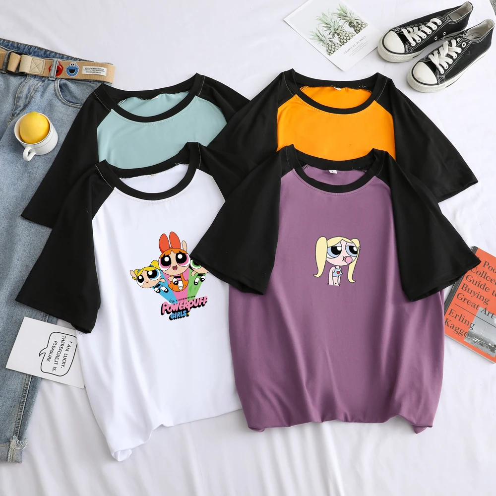 Футболка унисекс с коротким рукавом милый смешной мультяшный принт в стиле