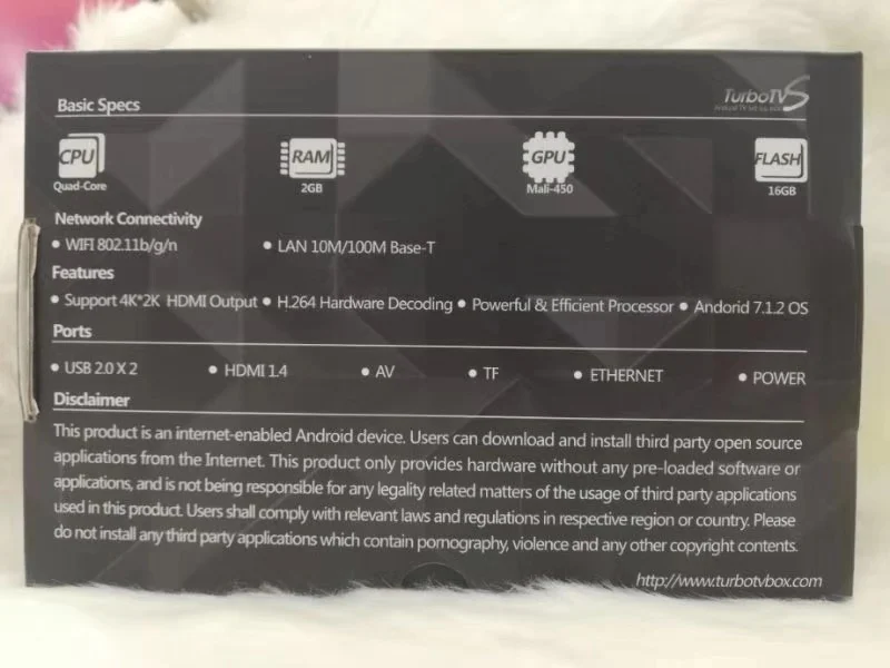 2020 Turbo четырехъядерный 2 Гб ram 16 rom Android TV Box 4k set top box | Электроника