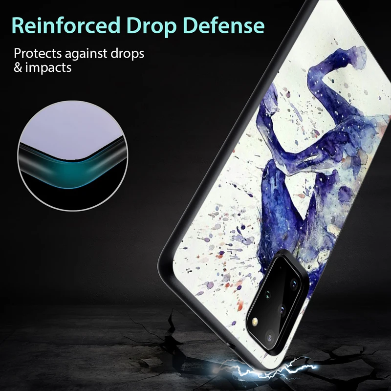 

Cute Horse Oil Painting for Samsung Galaxy Note 20 Ultra 10 9 8 Pro M60S M40 M31S M31 M20 M21 M10S M10 Black Phone Case