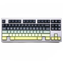 Domikey SA abs doubleshot keycap set  Aurora SA for mx stem keyboard poker 87 104 gh60 xd64 xd68 xd84 xd96 xd87 bm60 bm65 bm68