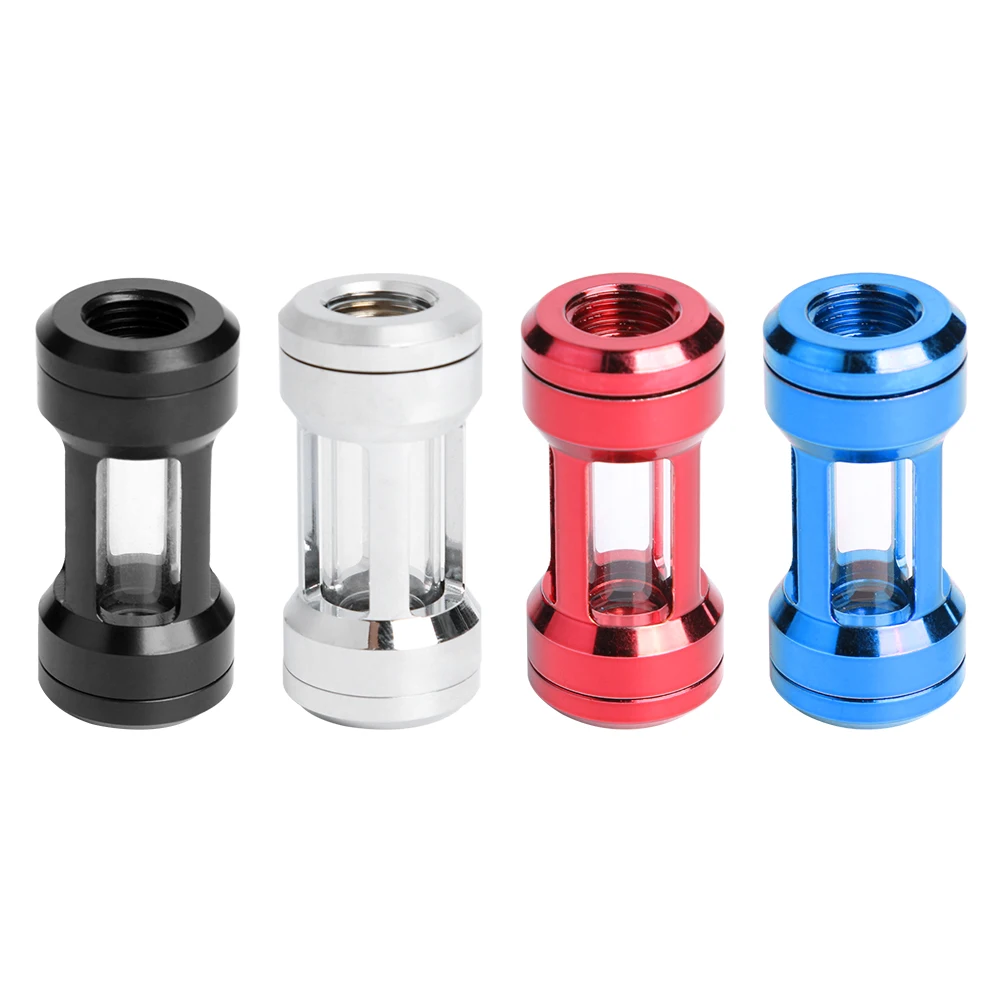 

G1/4" Metal Flow Filter PC Liquid Water Cooling Filter Dual Spiral Pattern Filters Threads Connector Fitting Cooling System