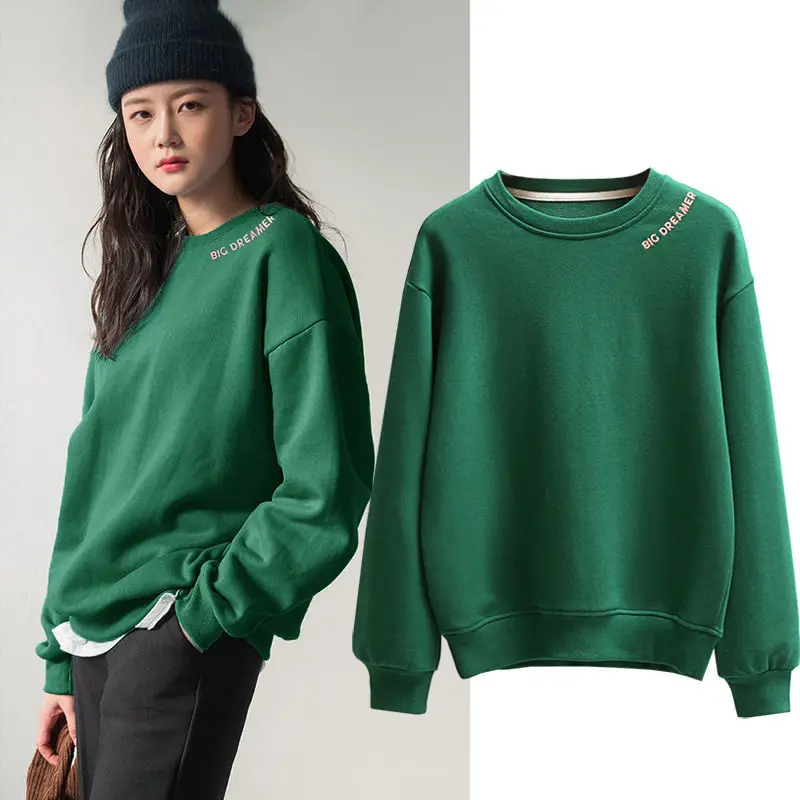 

Women Cotton Hoodies Spring And AutumnCasual Sweatshirt Tracksuit