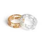 2021 Новый DIY засушенные цветы кольцо из эпоксидной смолы прозрачной смолы кольцо вечерние ювелирные изделия милые смолы кольца для Для женщин романтические подарки