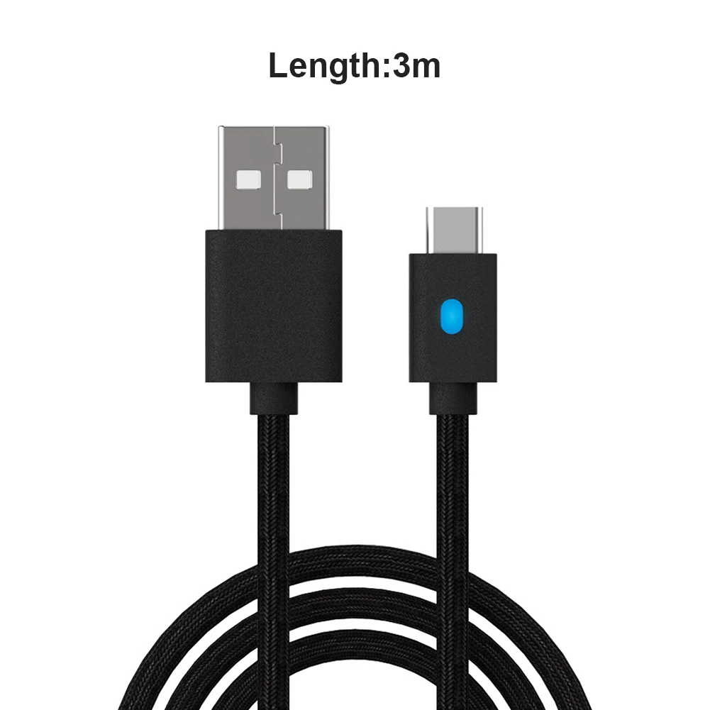 Кабель зарядный USB Type-C для контроллера PS5 3 м | Электроника