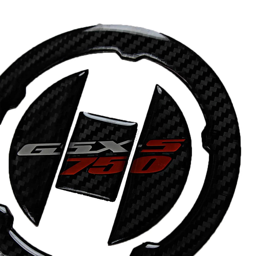 3D углеродный вид мотоциклетная газовая масляная топливная крышка наклейка из