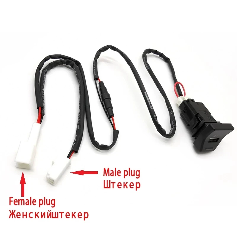 

Central Control Position QC3.0 Car Charger Lossless Upgrade Car Phone Charger for Toyota RAV4 Rav 4 2019 2020