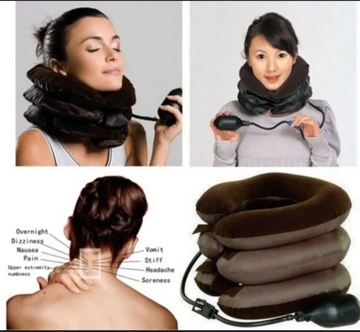 Подушка под шею U-образная мягкая для поддержки шеи спины плеч | Дом и сад