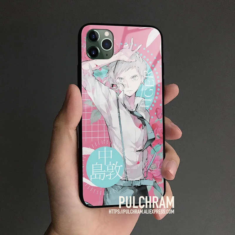 Atsushi Nakajima Anime Glass Soft Silicone Phone Case Cover Shell For IPhone SE 6s 7 8 Plus X XR XS 11 12 Mini Pro Max Sumsung | Мобильные