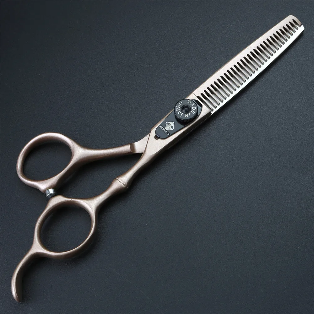 

6.0 inch rose gold star screw personality handle simple hairdressing scissors hair stylist must-have set affordable hair care to