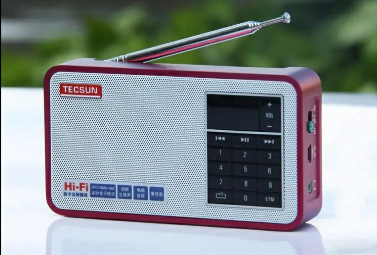 Бесплатная доставка Tecsun X3 FM стерео радио MP3 плеер Портативная акустическая карта