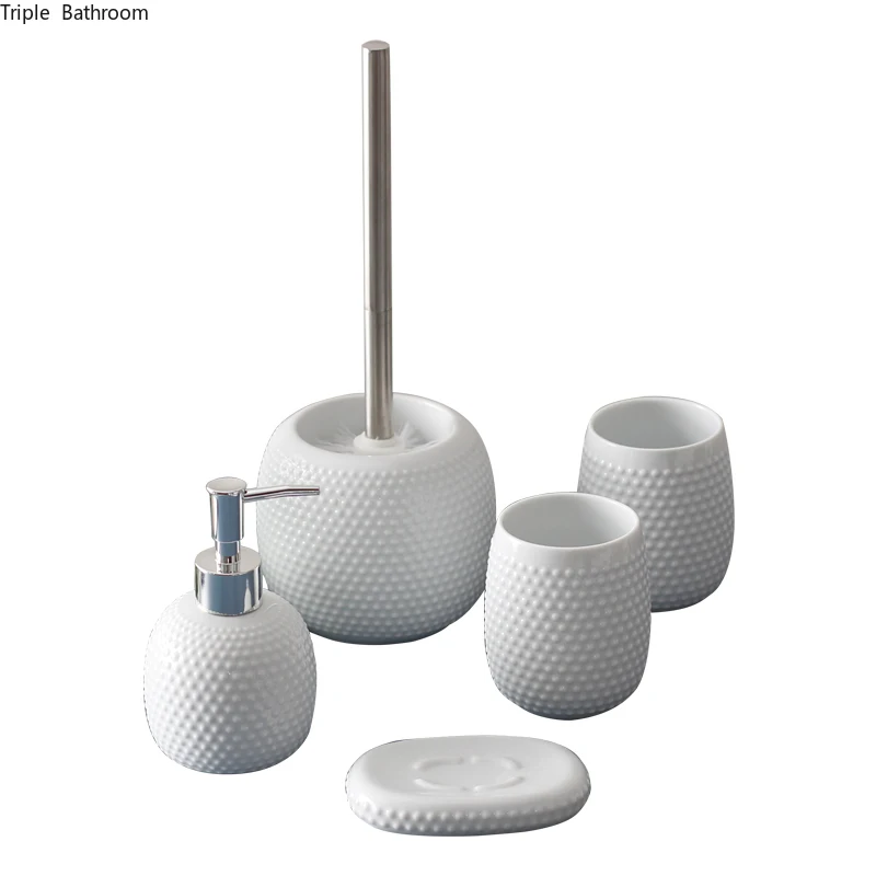 Керамический держатель для зубной щетки дозатор пасты туалетная щетка набор