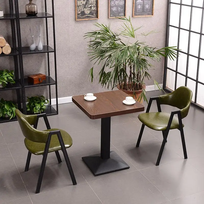 Чайный магазин кофе коричневый a-Образный Стул Железный простой Ресторан