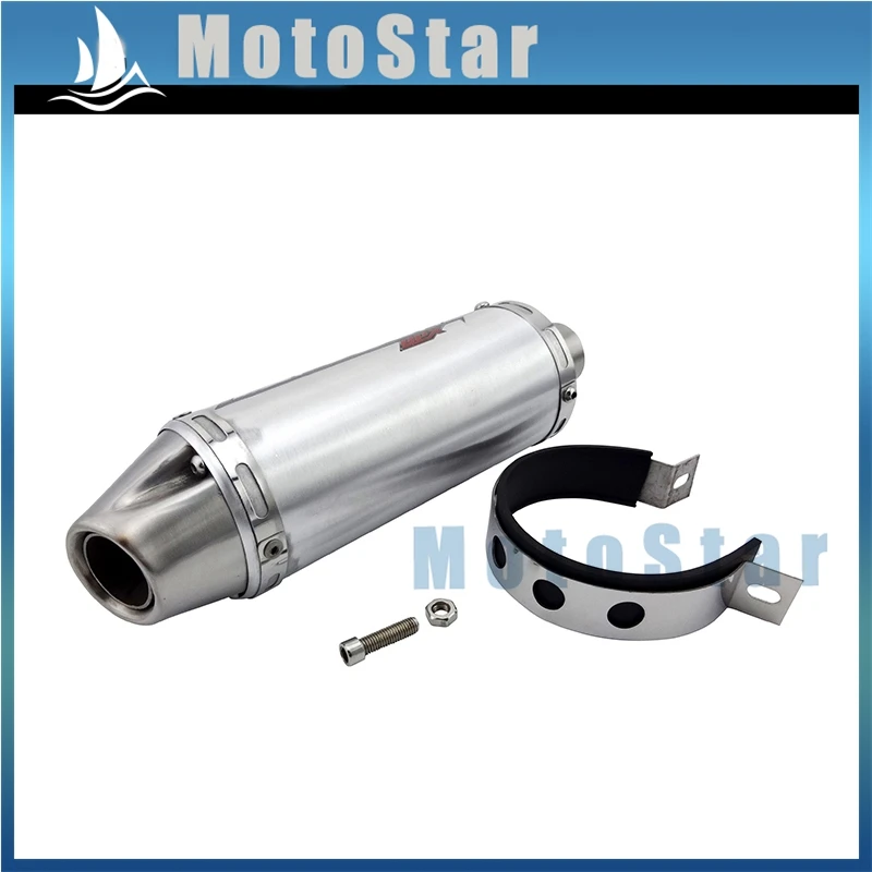 38 мм Глушитель T4 Стиль для 125cc 140cc 150cc 160cc 190cc CRF50 KLX110 для Dirt Pit Bike мотоцикл