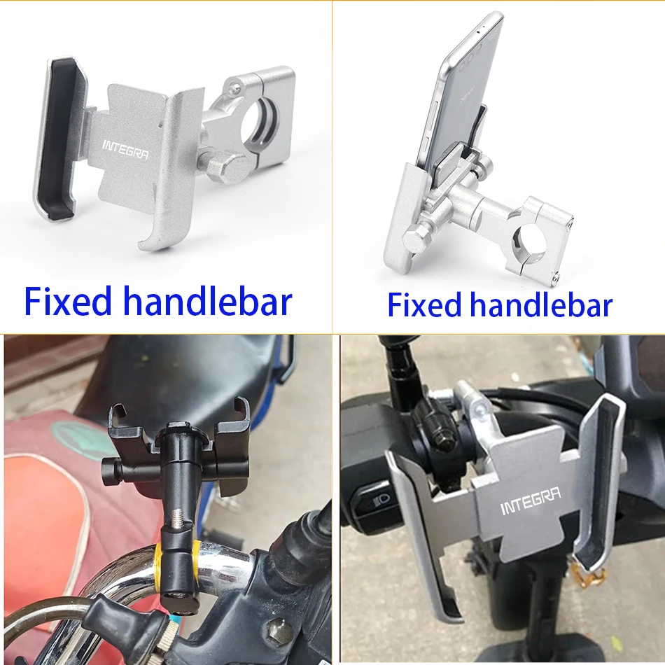 motorcycle accessories handlebar mobile phone holder gps stand bracket for honda integra 750d 750c 750t nc750d free global shipping
