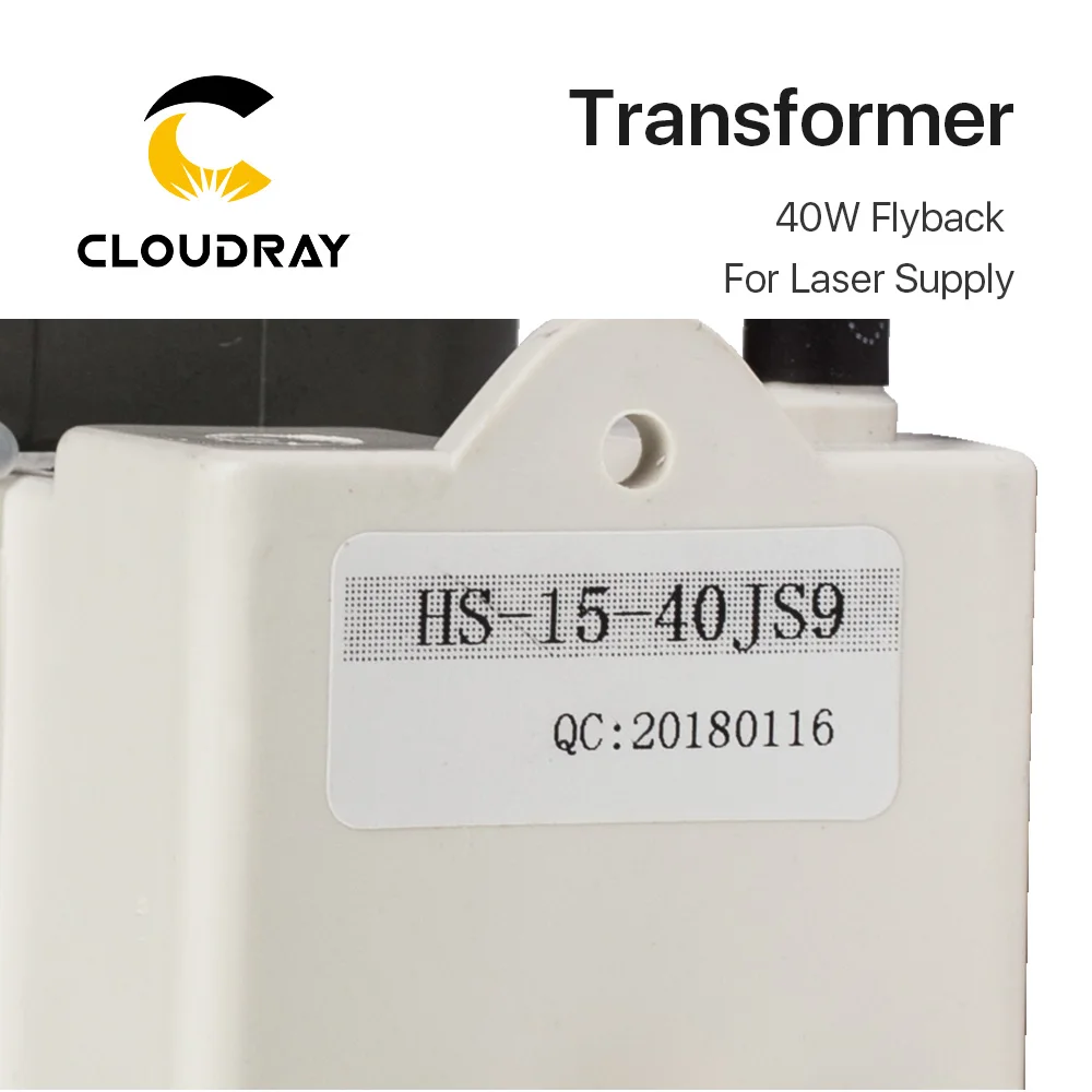 Cloudray 40 Вт Высокое напряжение Flyback трансформатор, Модель C для CO2 40 Вт лазерный источник питания