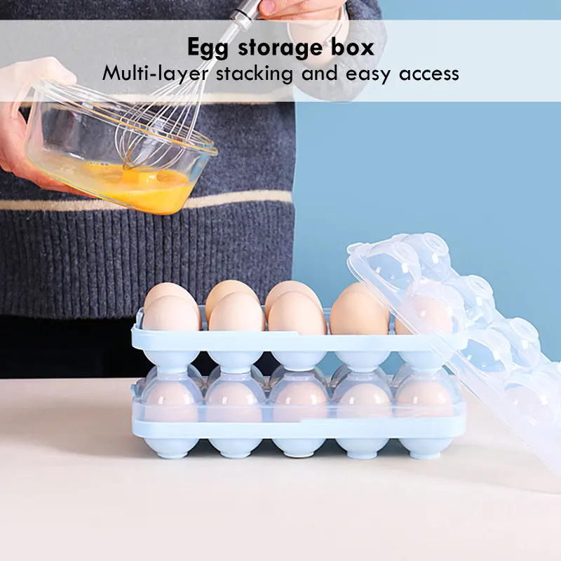 1 шт. пластиковый контейнер для хранения яиц 10 яиц|Бутылки банки и коробки| |