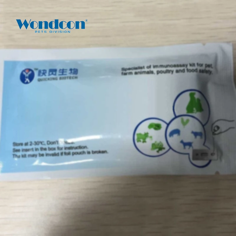 Wondcon ветеринарный фенил FIV Ab быстрый тест фенин иммунодефицитный вирус антитело