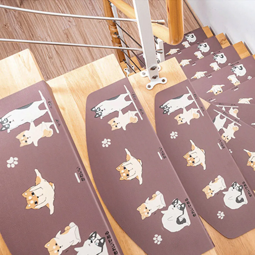 1 шт. ПВХ Нескользящая лестница напольный ковер детская Педальная самоклеящаяся