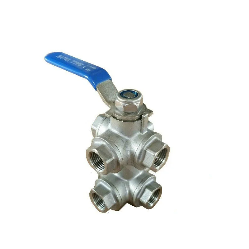 6-ходовой шаровой клапан из нержавеющей стали M16X1.5 с шестипортовым управлением |