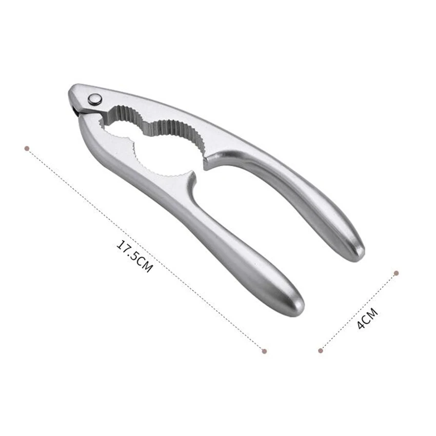 

1Pc 17.5*4cm Aluminum alloy walnut folder nuts clip peeling tools open kitchen gadgets fruit walnut sheller cutter