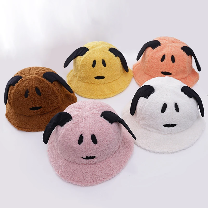 

Детская теплая Панама с мультяшными собаками, на осень/зиму