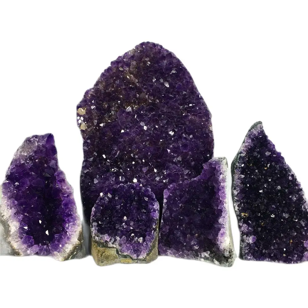 Аметист натуральный образец необработанный кварц фиолетовый кристалл лечебные