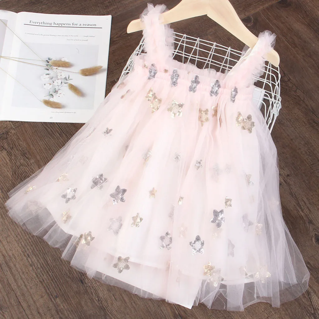 Детская одежда юбка для девочек однотонное газовое платье принцессы с вышивкой и