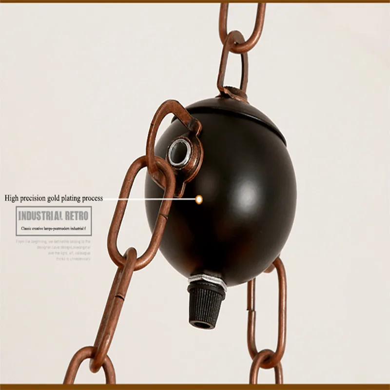 

Retro American Style Pendant Lamps Wooden Droplight Loft Industrial HangLamp E27 Edison Bulb for Restaurant Bar Home Decoration