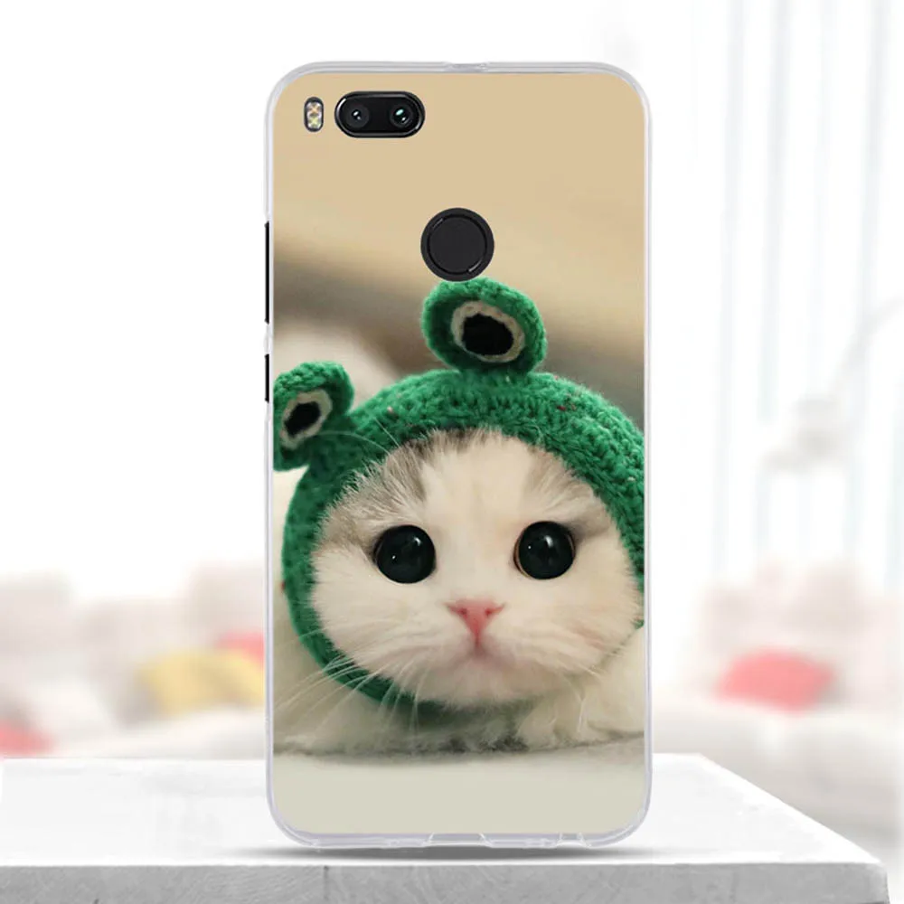 Для Xiaomi Mi a1 Чехол Мягкий ТПУ силиконовый чехол mi 5X Mi5X задняя крышка окрашенный