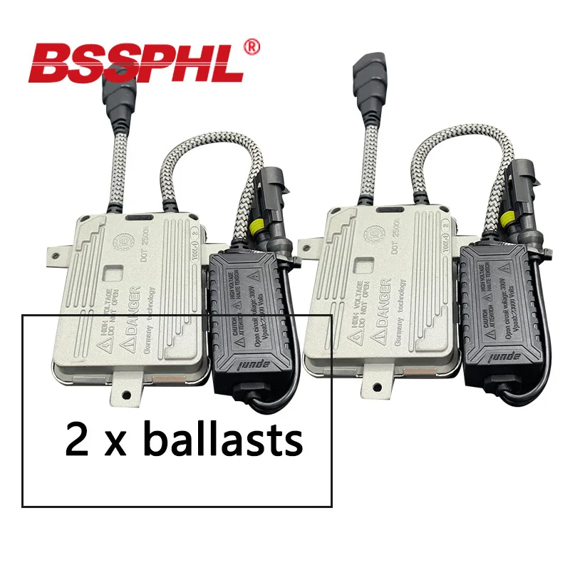 only ballast BSSPHL автомобильный Стайлинг 3,0 синий луч Биксеноновые линзы проектора HID D2S H11 Противотуманные фары противотуманная усовершенствованная лампа дальнего света для TOYOTA Suzuki Kizashi AGYA AVANZA AYGO AQUA AURION - Цвет: only ballast
