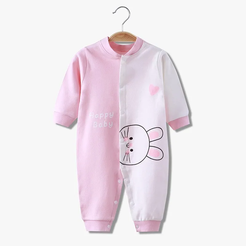 2021 Winter Newborn Baby Pajamas Onesie Funny Toddler Clothes Fashion Lovely Infantil Romper Girls 3 6 12 24 Month | Детская одежда и
