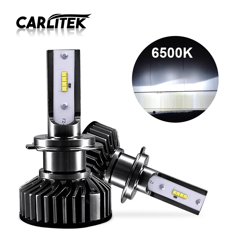 CARLitek H11 H7 H4 светодиод Turbo 12V Авто головной светильник лампа 4 сторонняя