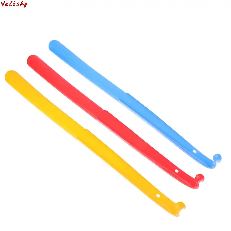 Пластиковый сверхдлинный рожок для обуви 16-59 см помощник с длинной ручкой