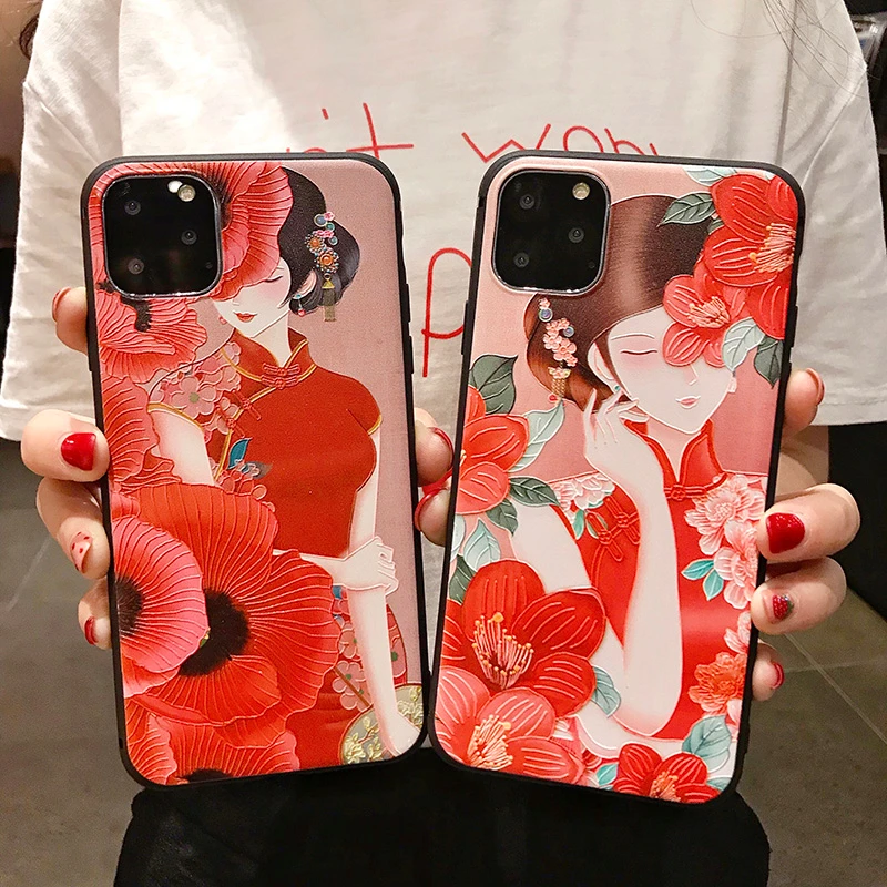 Girly чехол для телефона Xiaomi Redmi Mi 8 9 A2 5X A3 Note 7 6 5 5A K20 Pro 4X с элегантным цветком Мягкая