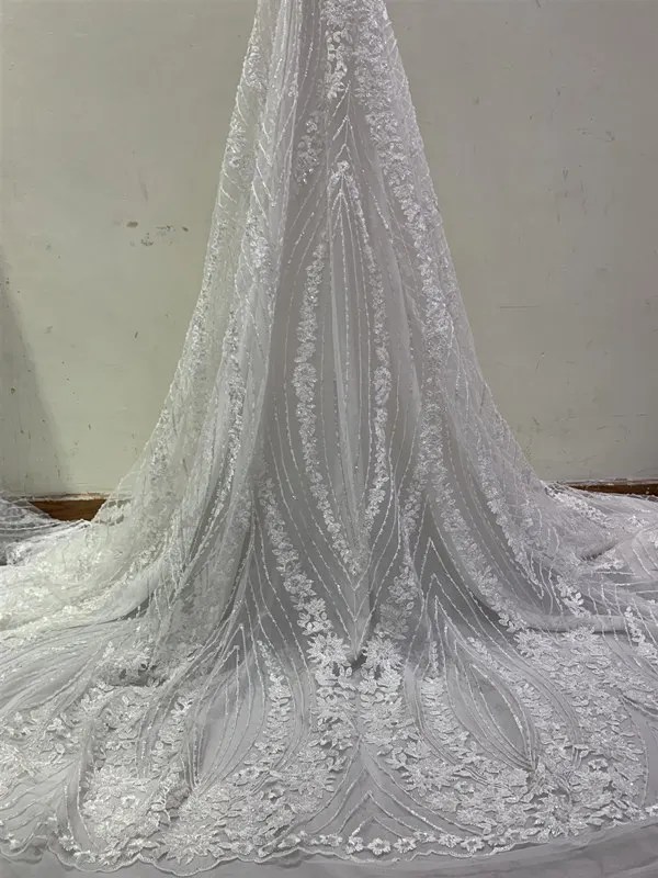 2019 черная оригинальная кружевная ткань Высококачественная 3D Цветочная