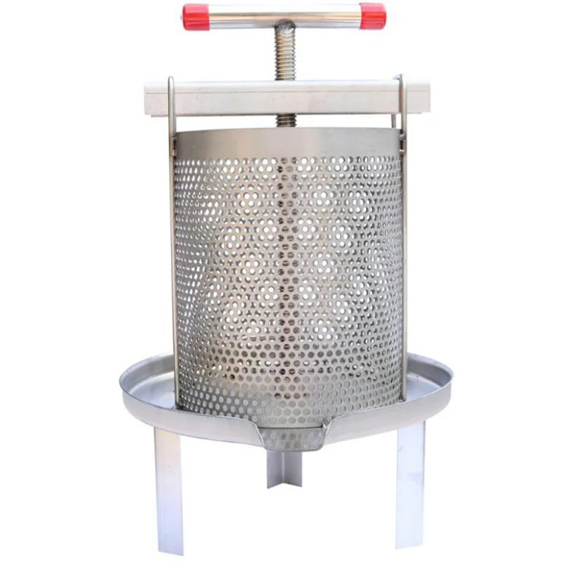 

Household Stainless Steel Mesh Sugar Extraction and Honey Press Manual Pressure Wax Press Juice Press Sugar