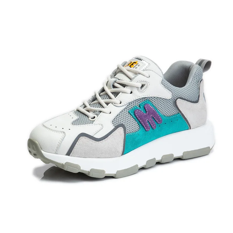 

2021 New Leather Women's Shoes With Increased Platform