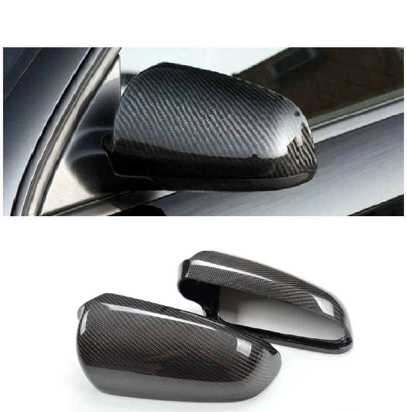 

Carbon Fiber Rearview Side Mirror Cover Caps Fit For Audi B7 A3 A4 RS4 A6 2004-08 Replacement Style