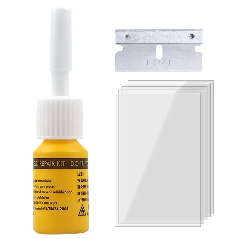 Набор для ремонта треснувшего стекла жидкость восстановления лобового
