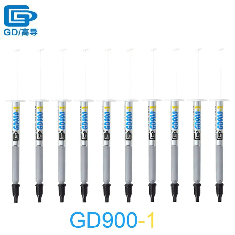 GD900-1 Thermal Grease Compound Conductive 6.0 W/mk Pasta termica Plaster Heat Sink for CPU GPU Chipset Notebook Cooling Coolers