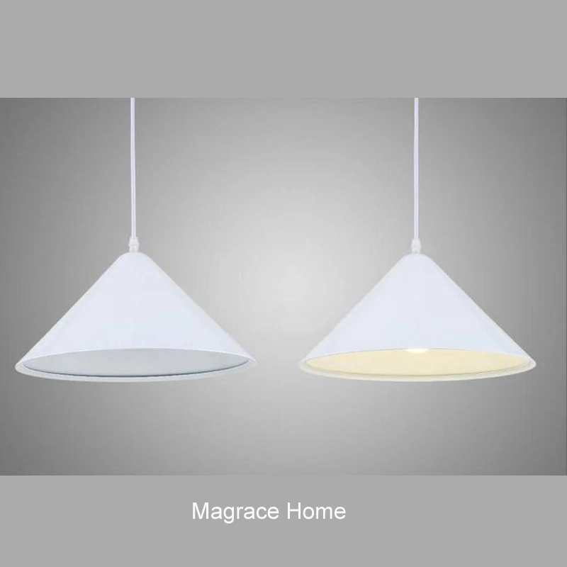 

Pendant Lights Hanging Lamp Fixtures E27 Droplight / Aluminum Iron Minimalism Cone Modern LED Bulbs Cord Pendant Parlor 220V AC