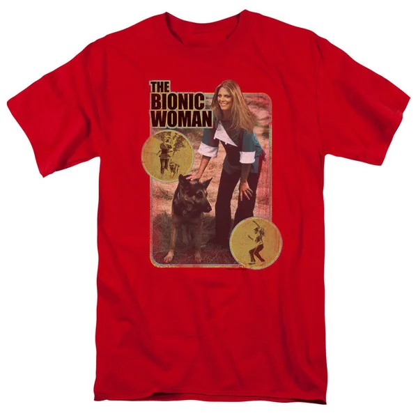 

The Bionic Woman Jamie And Max Licensed Men's T-Shirt